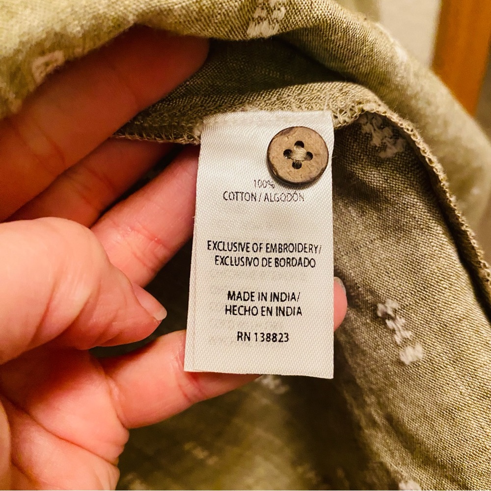 ⭐️ Shyanne Life Women's Olive Dobby Core Long Sleeve - Picture 7 of 7